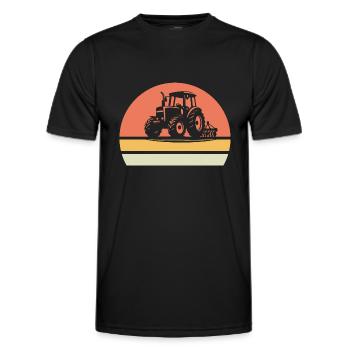 Traktoren Traktoren Traktoren - Männer Funktions-T-Shirt - Schwarz - Vorne - AI Model Male 178 dark (178cm)