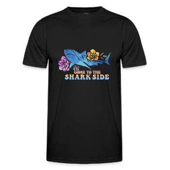 Ocean Sublimation - Men's Functional T-Shirt - black - Front - AI Model Male 178 dark (178cm)
