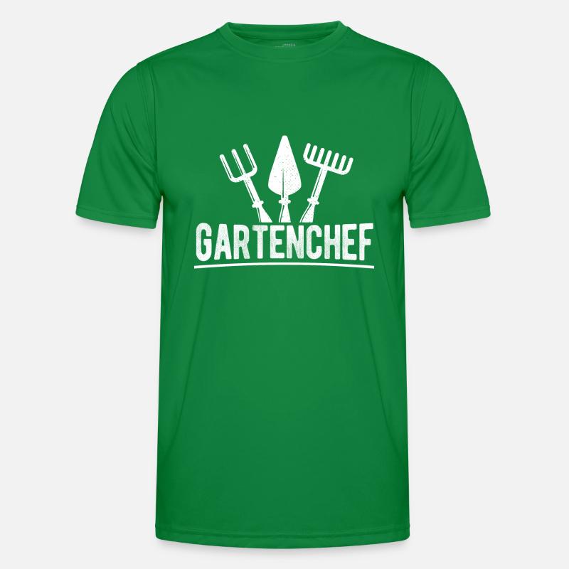 Gartenchef - Gärtner Heimarbeit Geschenk Gartenarb Männer Funktions-T-Shirt