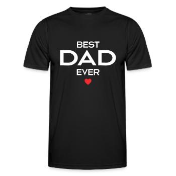Bester Vater aller Zeiten - Männer Funktions-T-Shirt - Schwarz - Vorne - AI Model Male 178 dark (178cm)