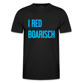 I red boarisch - Männer Funktions-T-Shirt - Schwarz - Vorne - AI Model Male 178 dark (178cm)