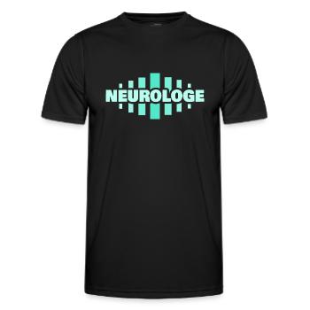 Neurologe als Beruf - Männer Funktions-T-Shirt - Schwarz - Vorne - AI Model Male 178 dark (178cm)