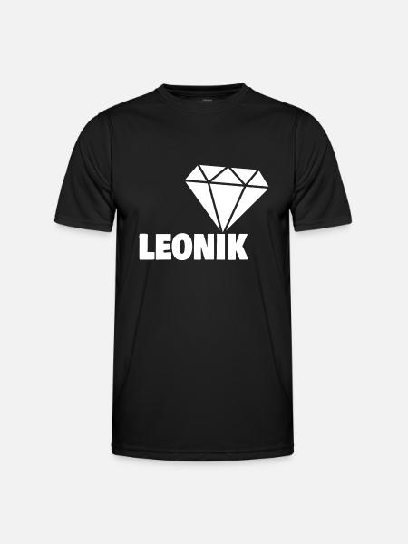 Cadeau pour Leonik - T-shirt sport Homme - noir