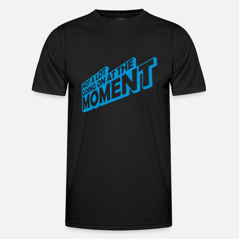Not much going on - Men's Functional T-Shirt - black