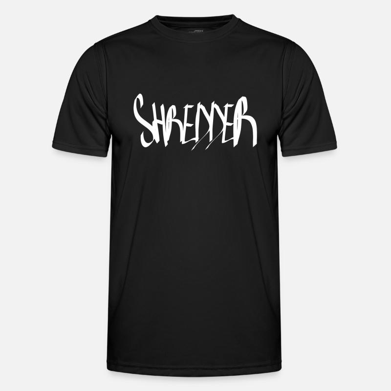 Shredder white - Männer Funktions-T-Shirt - Schwarz