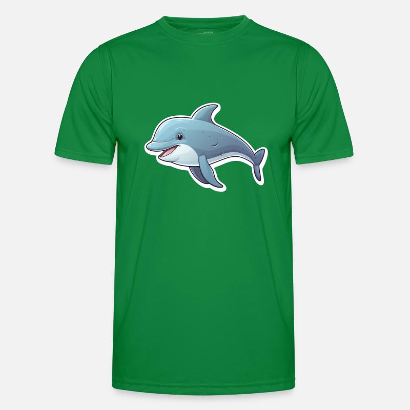 Dolphin Cute Men's Functional T-Shirt