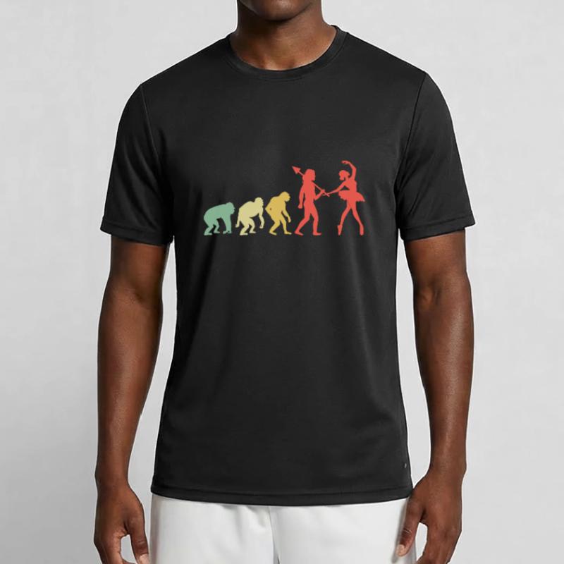 Evolution Dancing For Dancing Dancer Choreography Men's Functional T-Shirt