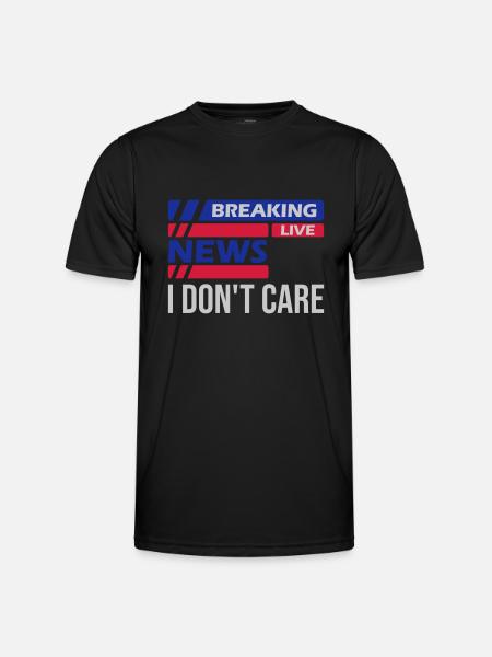 Breaking news don't - Men's Functional T-Shirt - black