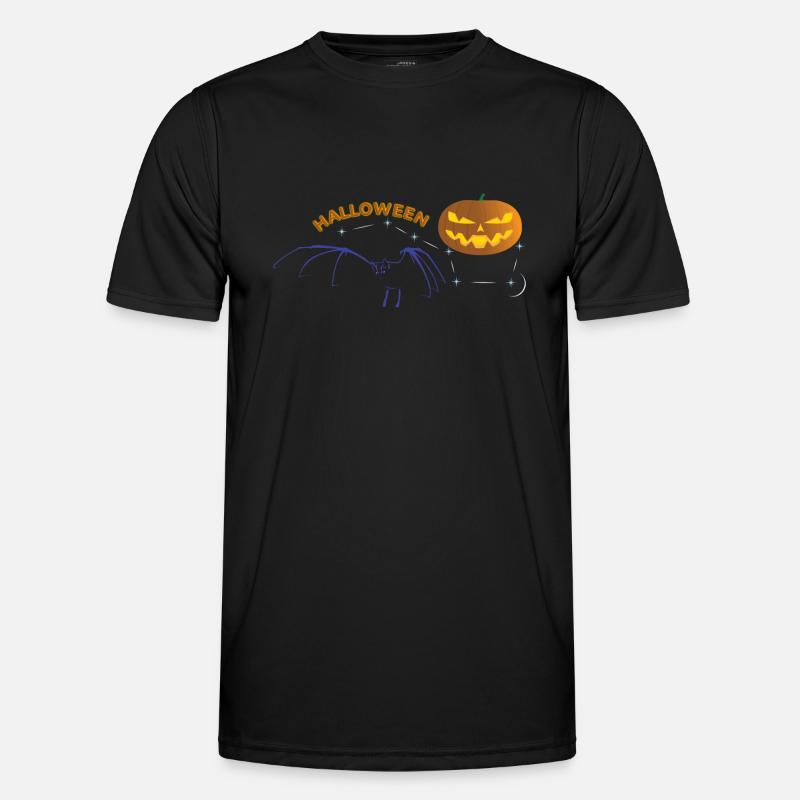 Halloween Samhain Pumpkin Samain - Men's Functional T-Shirt - black
