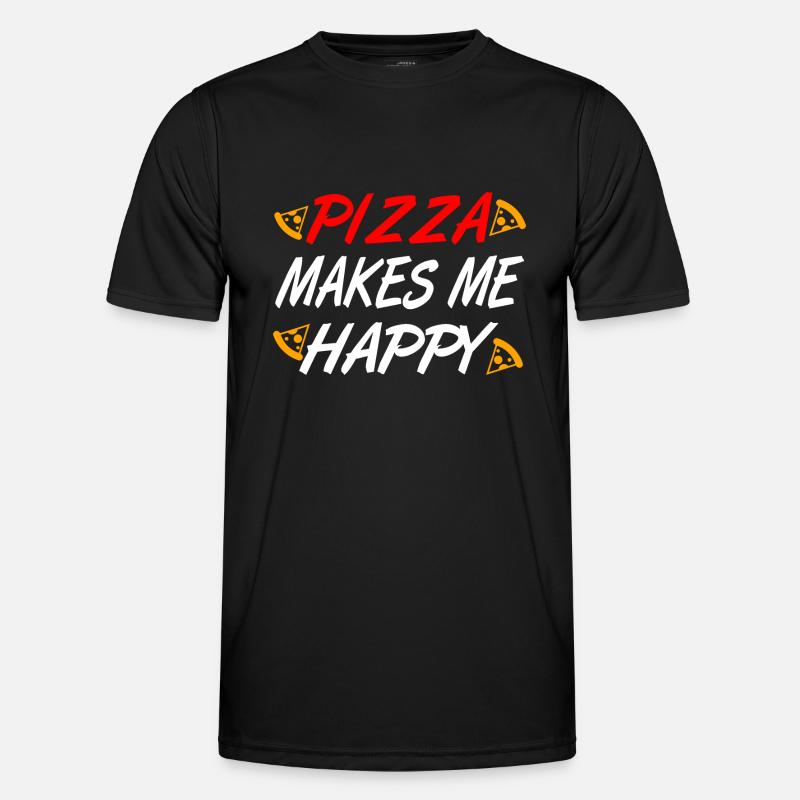 Pizza - Men's Functional T-Shirt - black