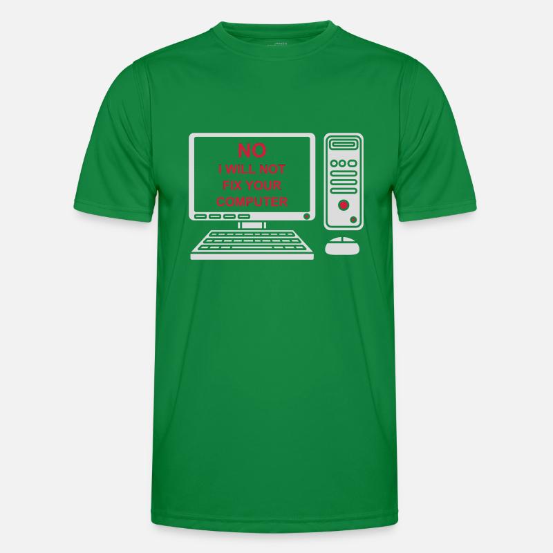 not fix your computer Men's Functional T-Shirt