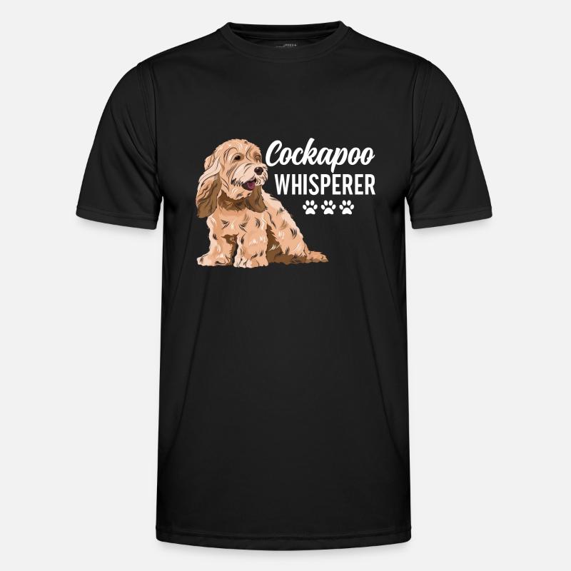 Cockapoo Dog - Men's Functional T-Shirt - black