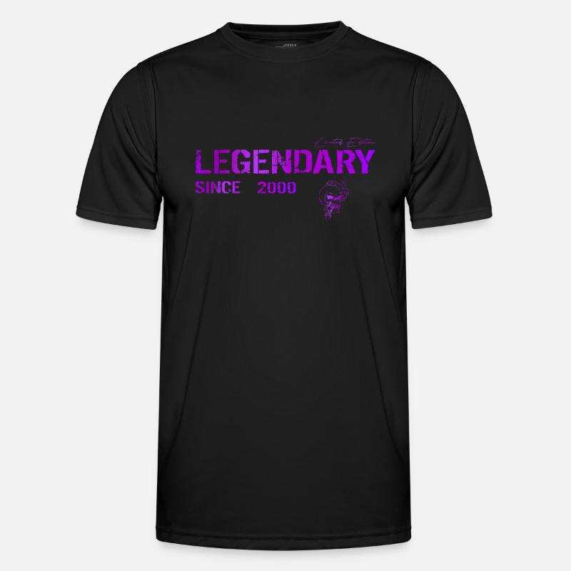 Legendary since 2000 Gift - Men's Functional T-Shirt - black