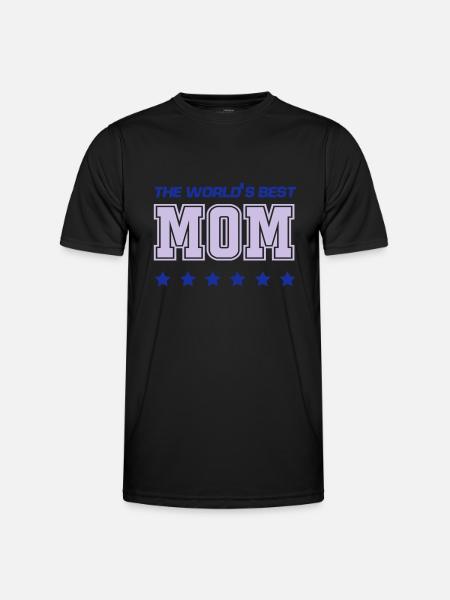 best mom - Männer Funktions-T-Shirt - Schwarz