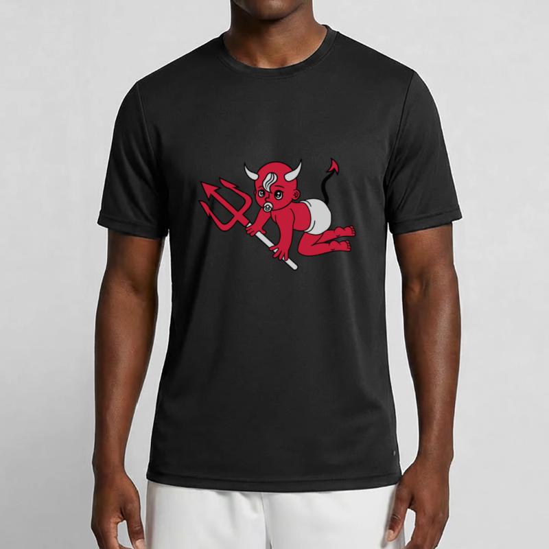 evil devil demon hell devil satan crawling pacifie Men's Functional T-Shirt