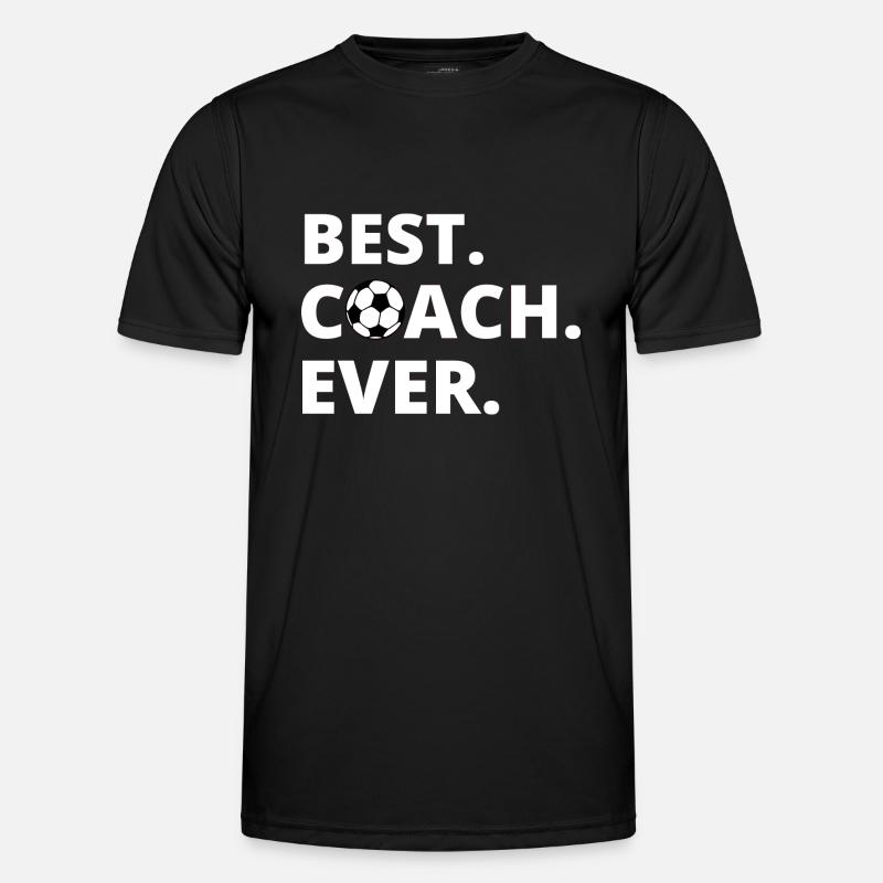 BESTER TRAINER EVER - Männer Funktions-T-Shirt - Schwarz