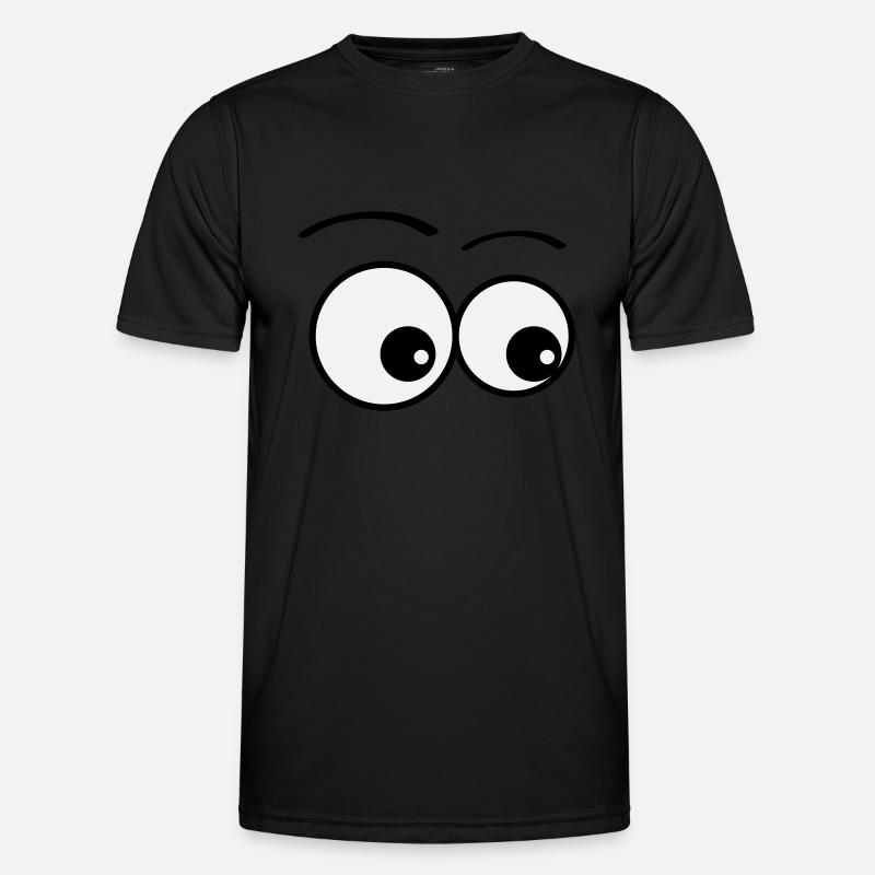 eyes - Men's Functional T-Shirt - black
