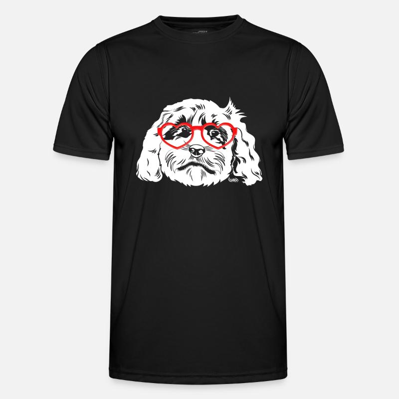 Cockapoo Dog - Men's Functional T-Shirt - black