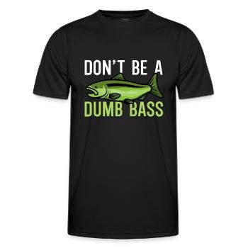 Sei kein Dumping-Bass - Männer Funktions-T-Shirt - Schwarz - Vorne - AI Model Male 178 dark (178cm)