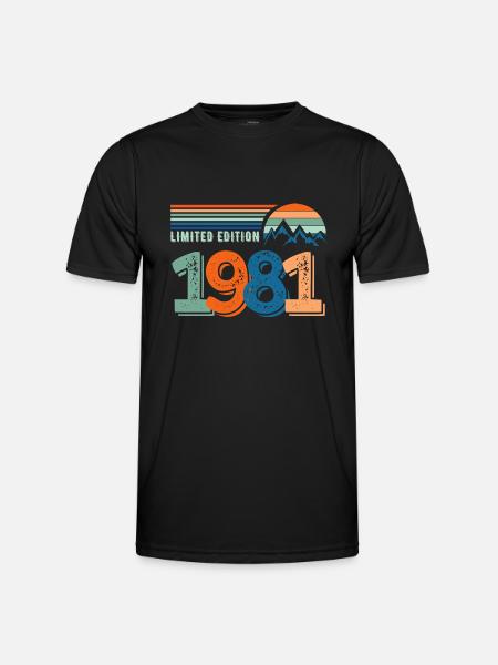 Limited edition 1981 - Men's Functional T-Shirt - black