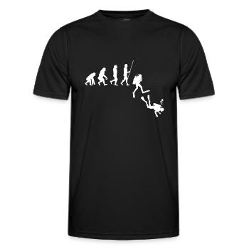 Revolution - Männer Funktions-T-Shirt - Schwarz - Vorne - AI Model Male 178 dark (178cm)