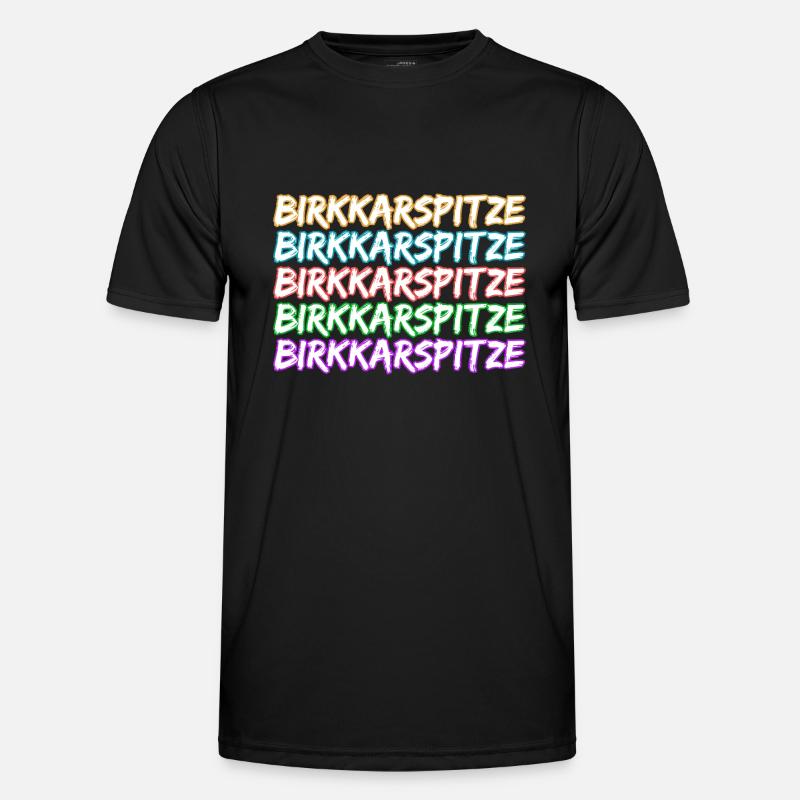 Climbing Birkkarspitze - Men's Functional T-Shirt - black