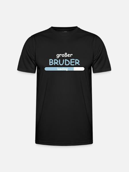 Großer Bruder - Männer Funktions-T-Shirt - Schwarz