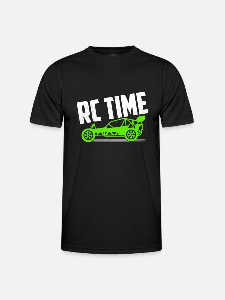 RC Time Model Voiture Télécommande - T-shirt sport Homme - noir