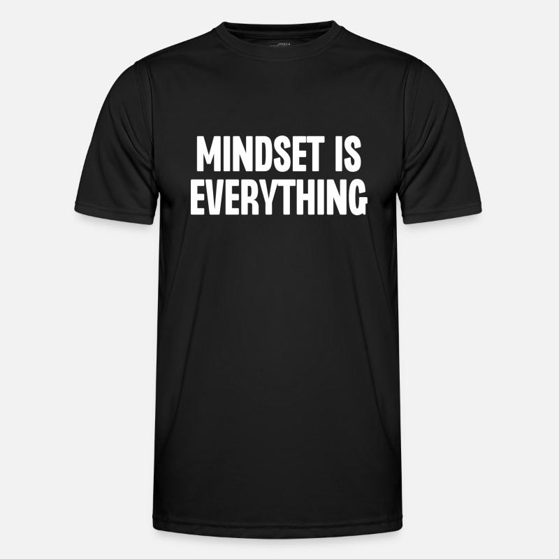 Mindset is Everything - Men's Functional T-Shirt - black