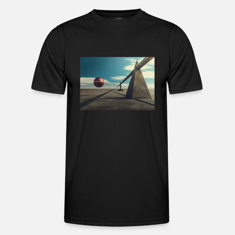 Surreal 3D design Men's Functional T-Shirt