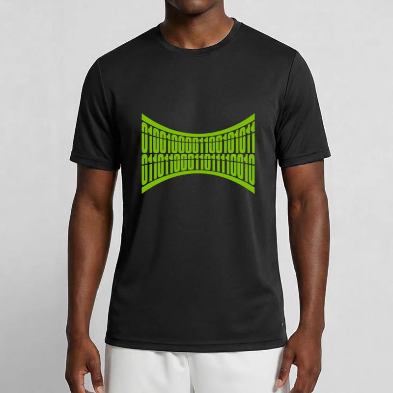Binary Code Program Language Men's Functional T-Shirt
