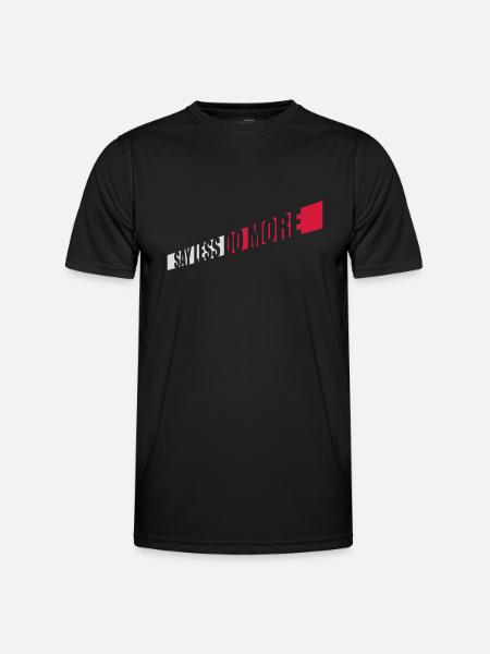 say less do more - Men's Functional T-Shirt - black