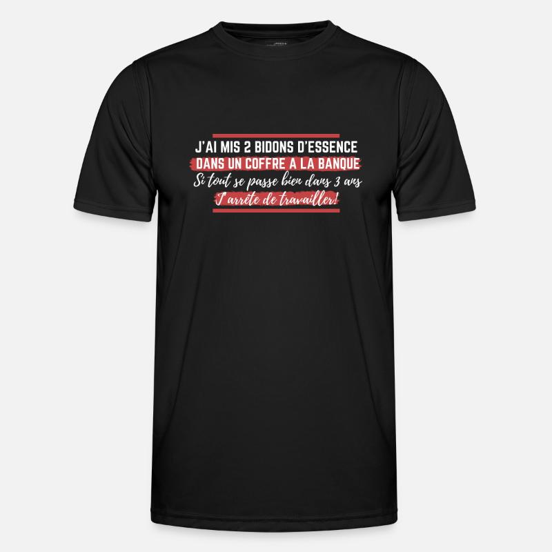 Bidon d'essence - Men's Functional T-Shirt - black