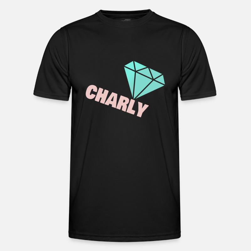 Gift for Charly - Men's Functional T-Shirt - black