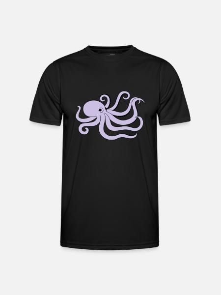 octopus - T-shirt sport Homme - noir