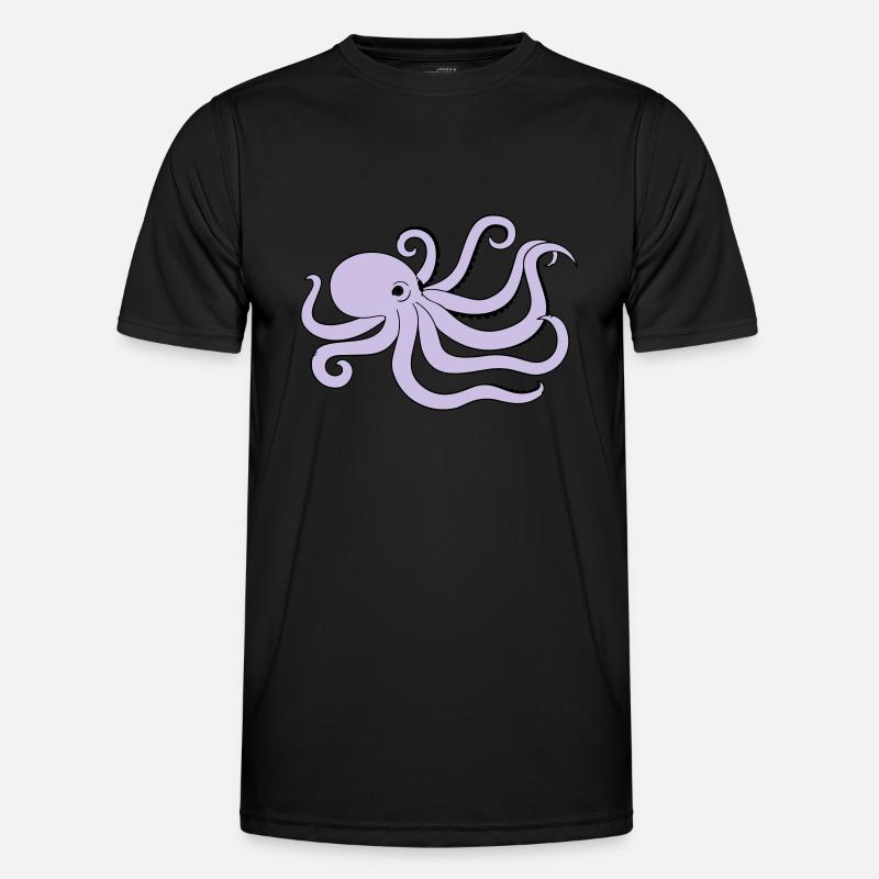 octopus - Men's Functional T-Shirt - black