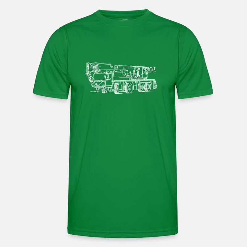 Grue mobile 4 Achser 90t LTM 1090 Final T-shirt sport Homme