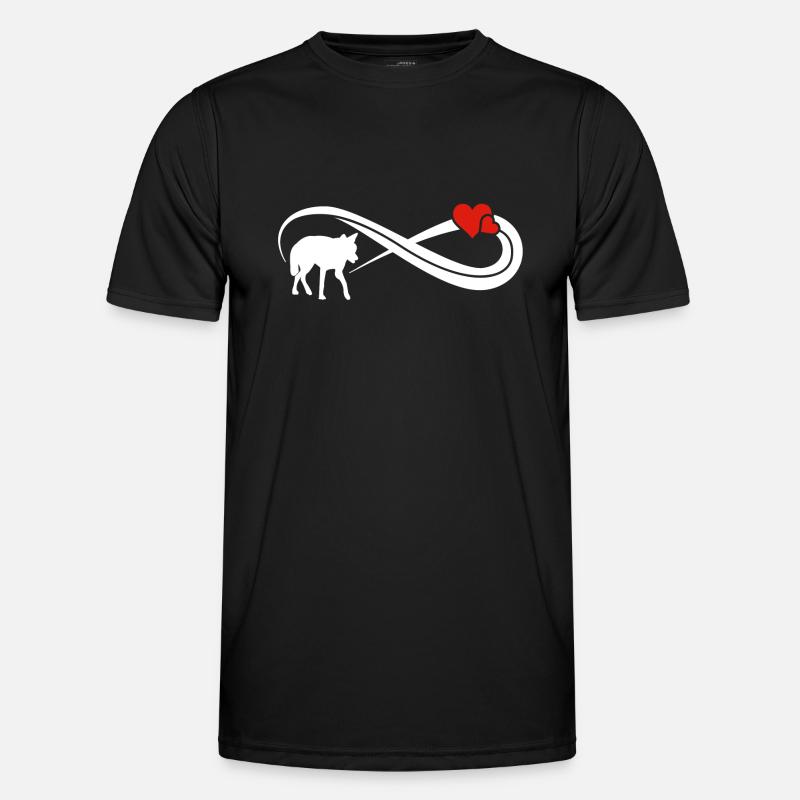 Infinite Fox Infinity Sign - Men's Functional T-Shirt - black