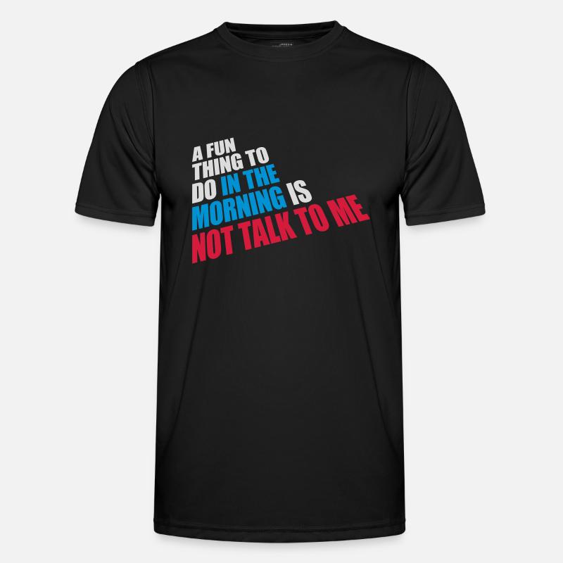 ne me parle pas T-shirt sport Homme