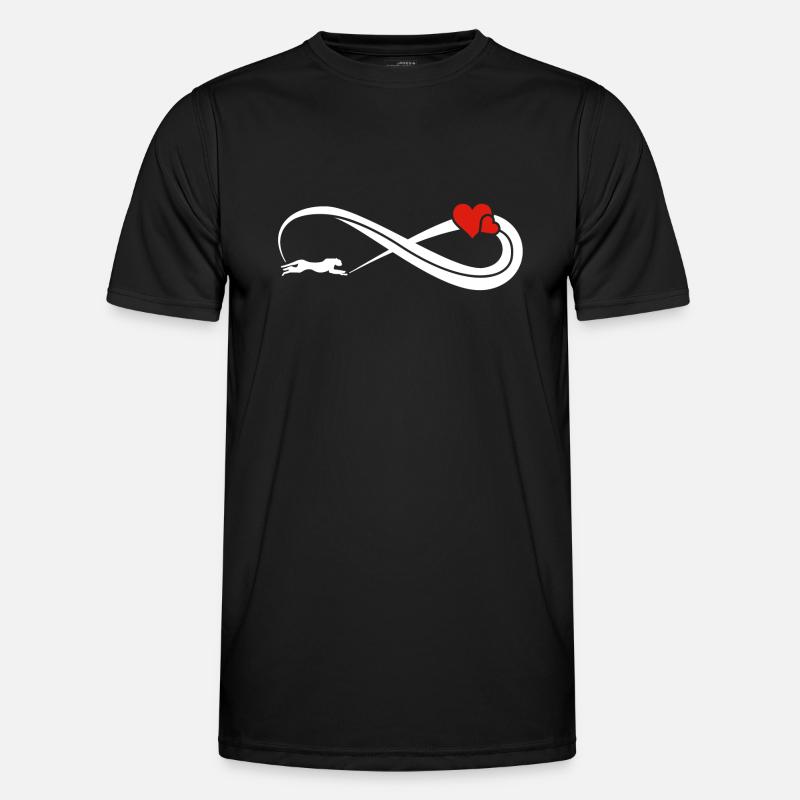 Infinite Cheetah Infinity Sign - Men's Functional T-Shirt - black