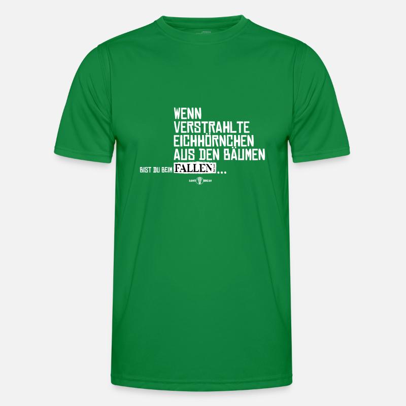 Verstrahlte Eichhörnchen Männer Funktions-T-Shirt