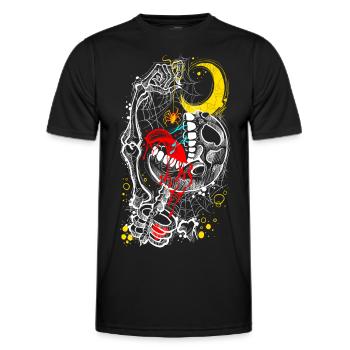 Gothique - T-shirt sport Homme - noir - Devant - AI Model Male 178 dark (178cm)