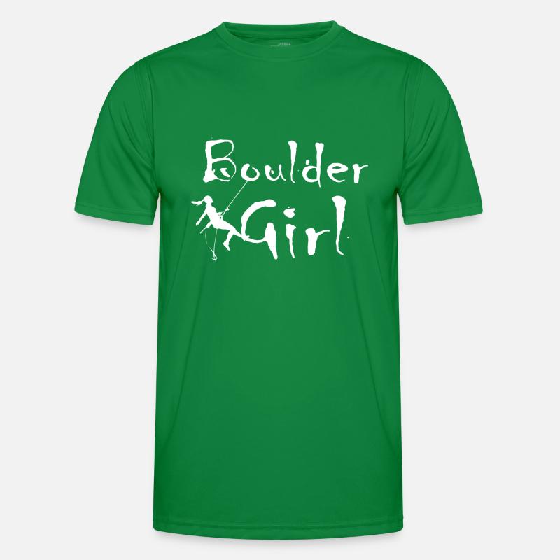 Bouldern Klettern Climbing Männer Funktions-T-Shirt