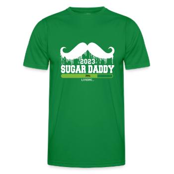 Sugar daddy 2023 loading Geschenk Geschenkidee - Männer Funktions-T-Shirt - Kelly Green - Vorne - AI Model Male 178 dark (178cm)
