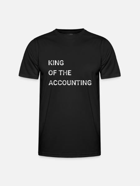 King Of The Accounting - Men's Functional T-Shirt - black