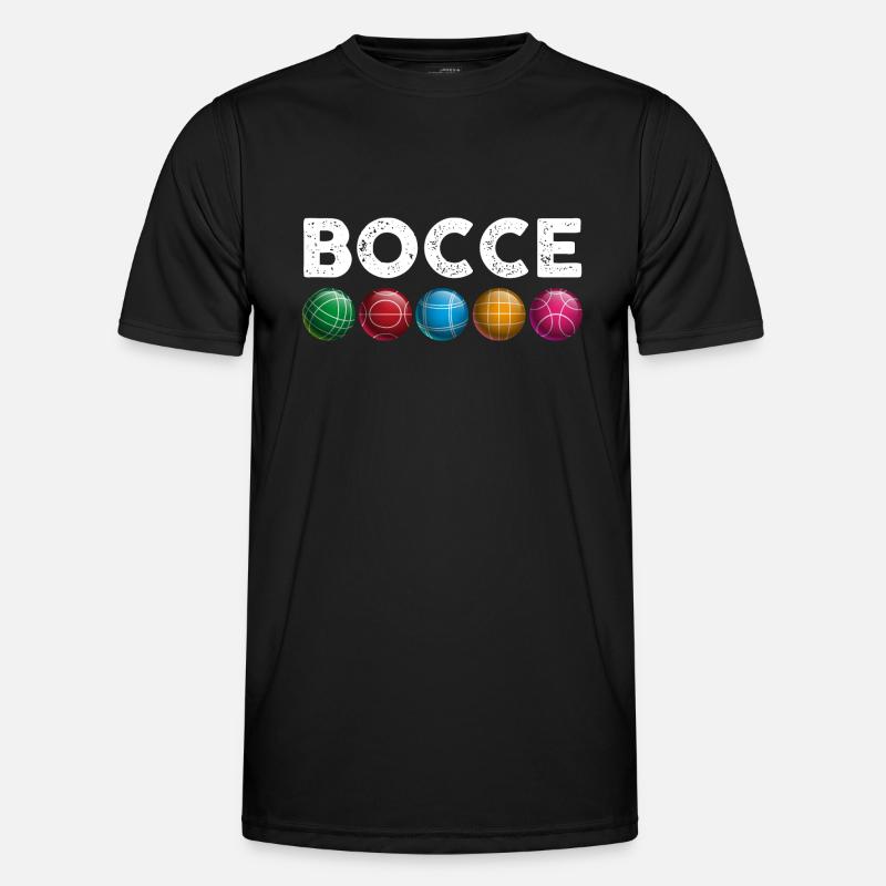 Bocce | Bocce Ball - Men's Functional T-Shirt - black
