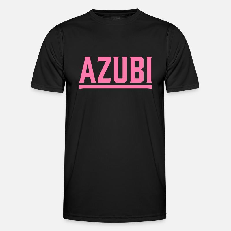 Azubi Tshirt 4 23 rosa - Männer Funktions-T-Shirt - Schwarz