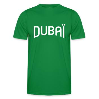 Dubaï - T-shirt sport Homme - vert - Devant - AI Model Male 178 dark (178cm)