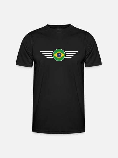 Brazil Style Design T-Shirt - Men's Functional T-Shirt - black
