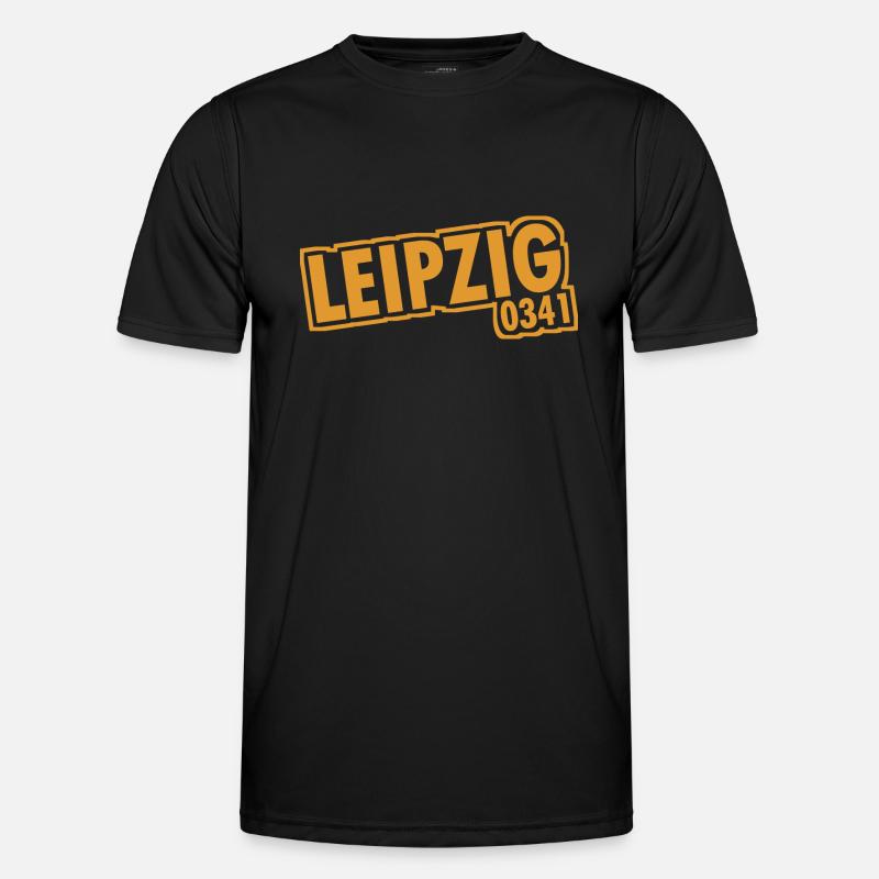 Leipzig - 0341 - Area Code - Saxony - Men's Functional T-Shirt - black